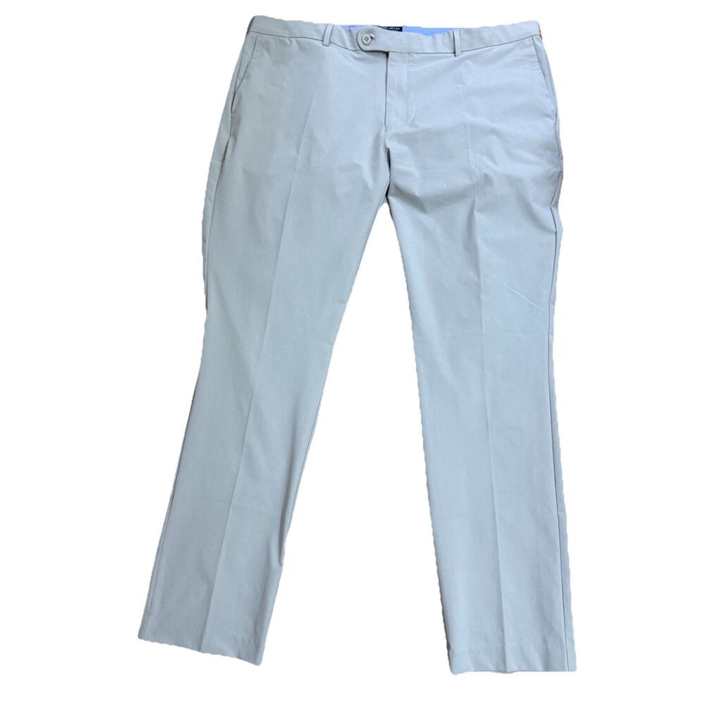PETER MILLAR Men’s Crown Crafted Tailored Fit Oat Colored Dress Pants 42/32
